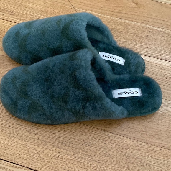 Coach Zennie Shearling Womens sleepers - Picture 1 of 6